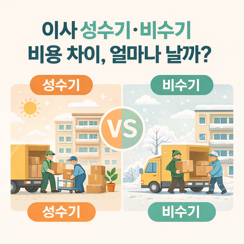 이사 성수기·비수기 비용 차이 얼마나 날까?